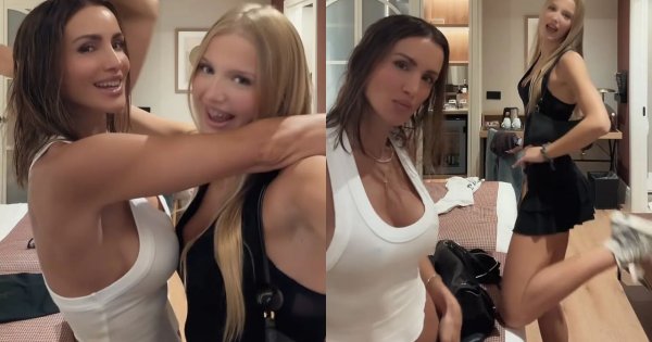 Sara Boruc szaleje z 16-letnią córką przed koncertem Kanye Westa. Czy Amelia to wykapana mama? [wideo]
