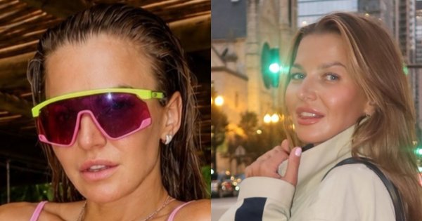 Anna Lewandowska w wyciętym opalaczu eksponuje perfekcyjną figurę. Pokazała też, jak trenuje w mikrospodenkach [zdjęcie, wideo]