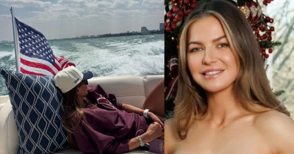 Anna Lewandowska wypięła się w mikroskopijnych kolarkach na tle Chicago. Fani już ją nazwali: "Miss USA" [zdjęcia]