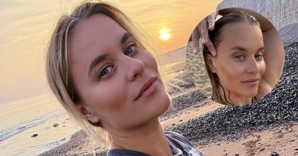 Anna Senkara w mikroskopijnych majtkach na plaży! Rozgogolona gwiazda TVN bez wstydu pręży wymuskane ciało [zdjęcia]