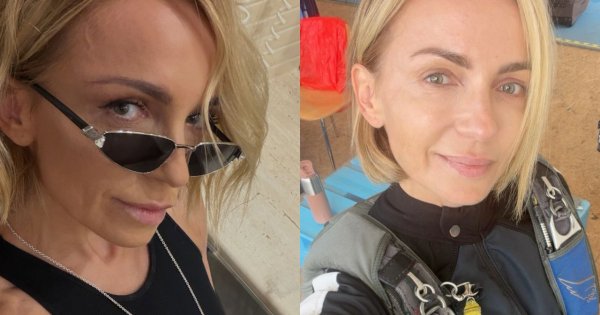 Anna Wyszkoni w wyciętym body pręży się na tle prysznica. Fani drwią: "Dobrze, że jest napisane imię i nazwisko" [zdjęcia]
