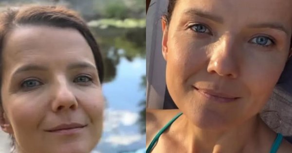 Joanna Jabłczyńska relaksuje się w kusym opalaczu. Tak odreagowuje aferę z kontynuacją filmu "Nigdy w życiu"? [zdjęcie]
