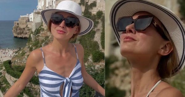 Joanna Moro wypięła rozgogolone ciało we Włoszech. Fani patrzą tylko na ten jeden szczegół [zdjęcie]