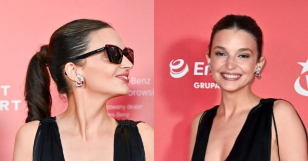 Maria Dębska ze stanikiem na wierzchu szokuje na festiwalu w Gdyni. Jeden szczegół jej kreacji wywołał poruszenie [zdjęcia]