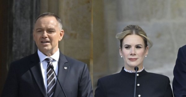 Marta Nawrocka zachwyciła taliowaną marynarką ze stójką. Ekspertka wskazała na jeden detal [zdjęcia]