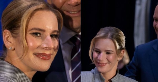 Marta Nawrocka niczym modelka na spotkaniu w USA. Ten jeden komplet to absolutny hit jesieni [zdjęcia]