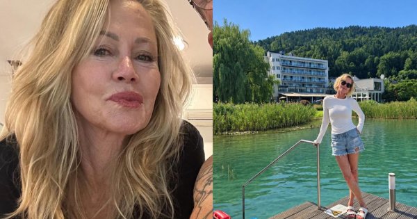 69-letnia Melanie Griffith wypięła rozgogolone ciało w czarnym stroju. Wygląda 30 lat młodziej [zdjęcia]