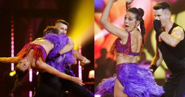 Joanna Jędrzejczyk wypięła się w jive'ie u boku szwagra. Iwona Pavlović z zachwytu zrobiła coś niewiarygodnego [wideo]