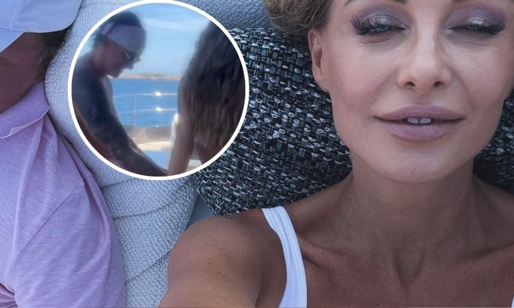 Małgorzata Rozenek w odważnych wdziankach pochwaliła się rejsem. Radek nie mógł utrzymać rąk z daleka