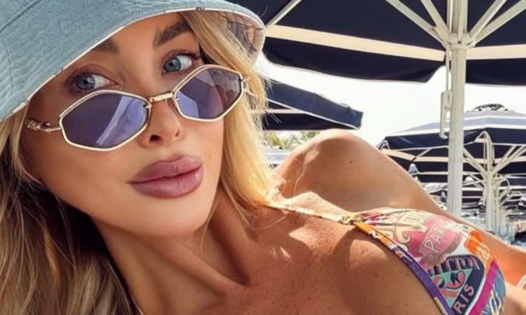Julia Dybowska pręży rozgogolone ciało na jachcie miliardera. Fani przerażeni jednym szczegółem. Zwracają uwagę na jej żyły [zdjęcie]