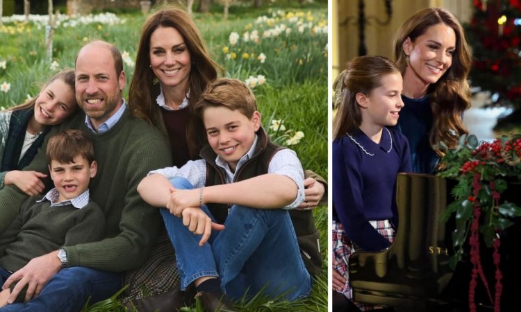 Księżna Kate i 10-letnia Charlotte przy fortepianie. Ten duet to najpiękniejszy symbol świąt [wideo]