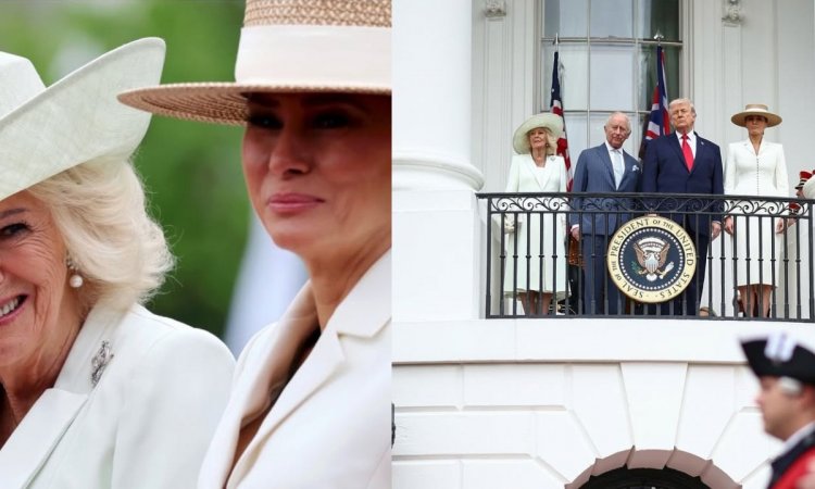 Melania Trump nie wytrzymała przy królu Karolu. Upomniała męża, a ekspertka ujawniła jego bezczelną odpowiedź