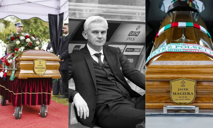Tak się nie robi! Symbol na trumnie Jacka Magiery wywołał poruszenie [zdjęcie]