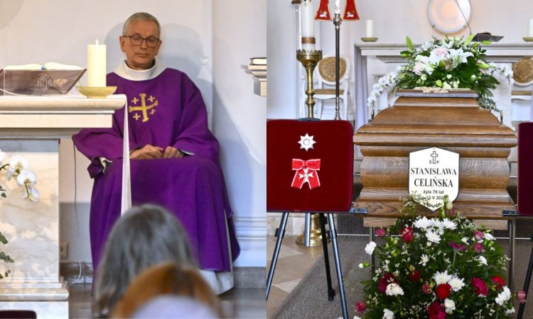 Wzruszające chwile podczas pogrzebu Stanisławy Celińskiej. Duchowny oddał jej niezwykły hołd