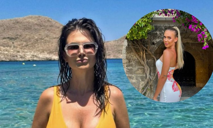 Maja Rutkowski pręży ciało w skąpym bikini u boku 22-letniej córki. Fani są zgodni: "Wyglądacie jak siostry" [zdjęcia]