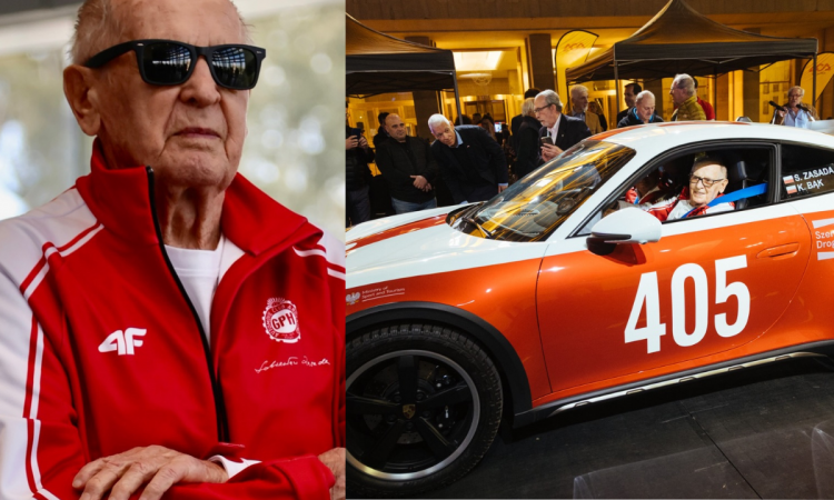 Szczęka opada! 96-letni Sobiesław Zasada w morderczej trasie. Padła obietnica na... 100. urodziny!