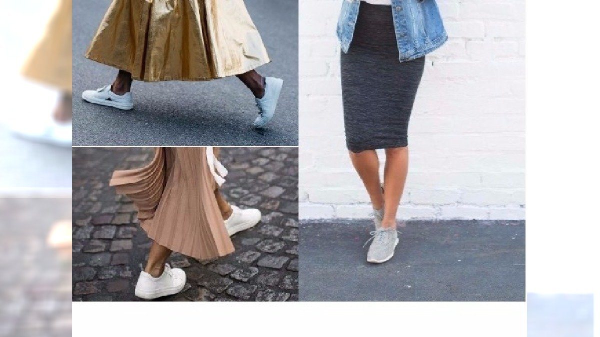 MODA 2017: Jak nosić sportowe buty do sukienki i spódnicy MODA 2017: Jak nosić sportowe buty do sukienki i spódnicy