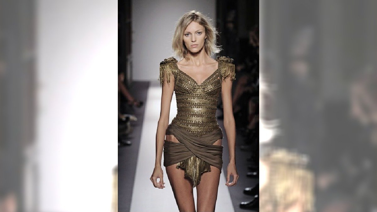 anja rubik BALMAIN Pokaz Balmain