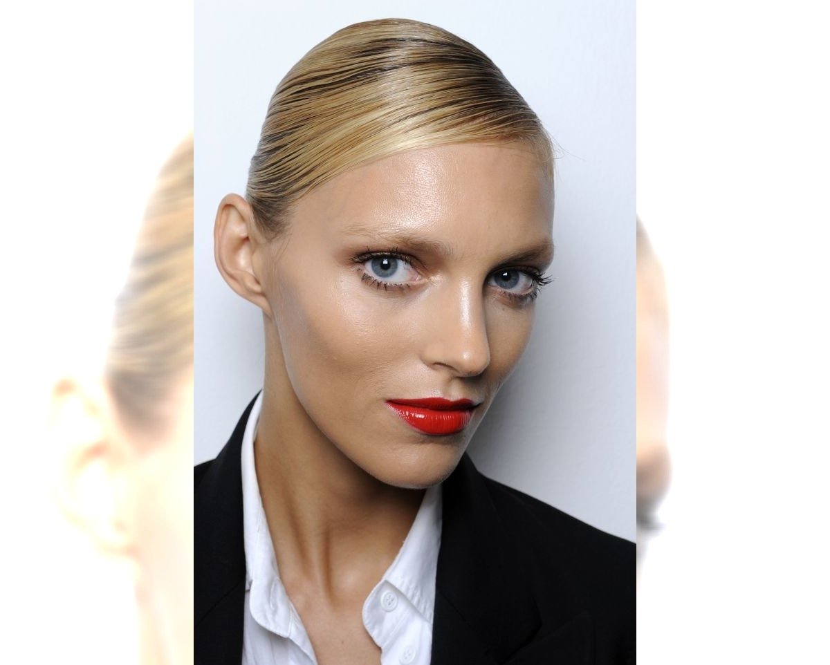 Anja Rubik - kulisy pokazu Gucci