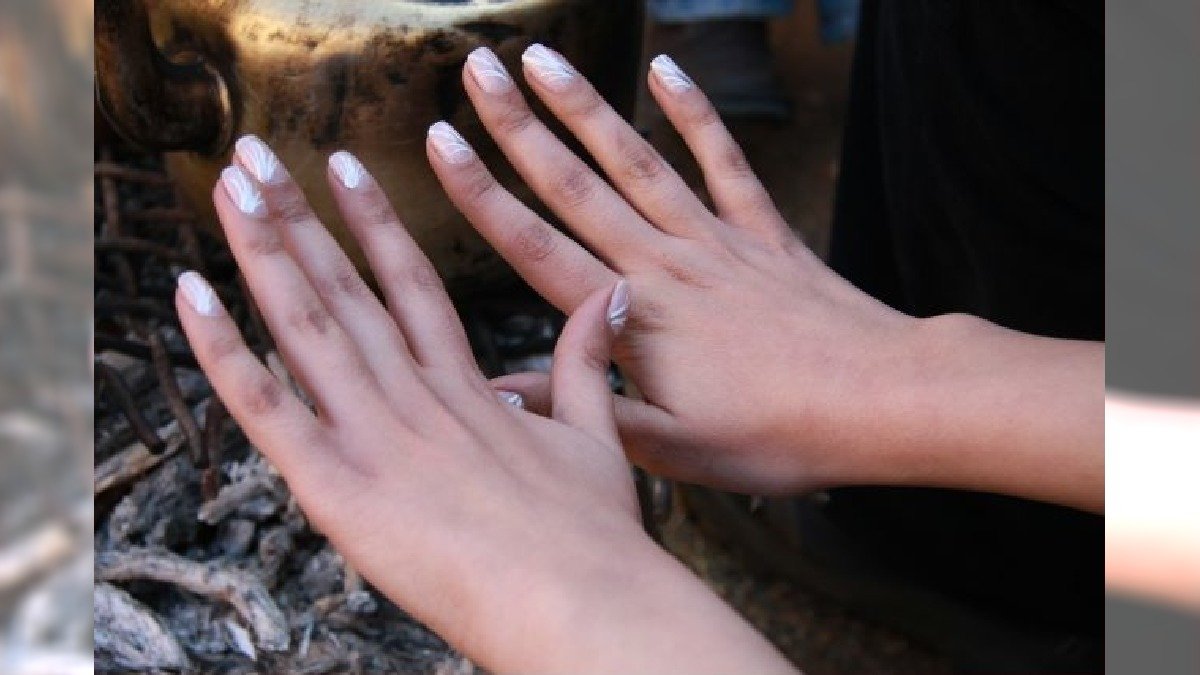 Wzorzysty manicure