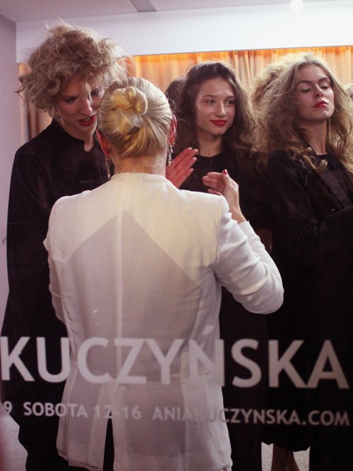 Ania Kuczyńska z modelkami
