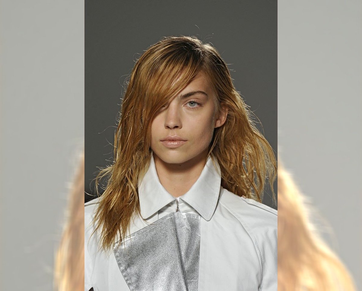 Modelka pokazu Sportmax
