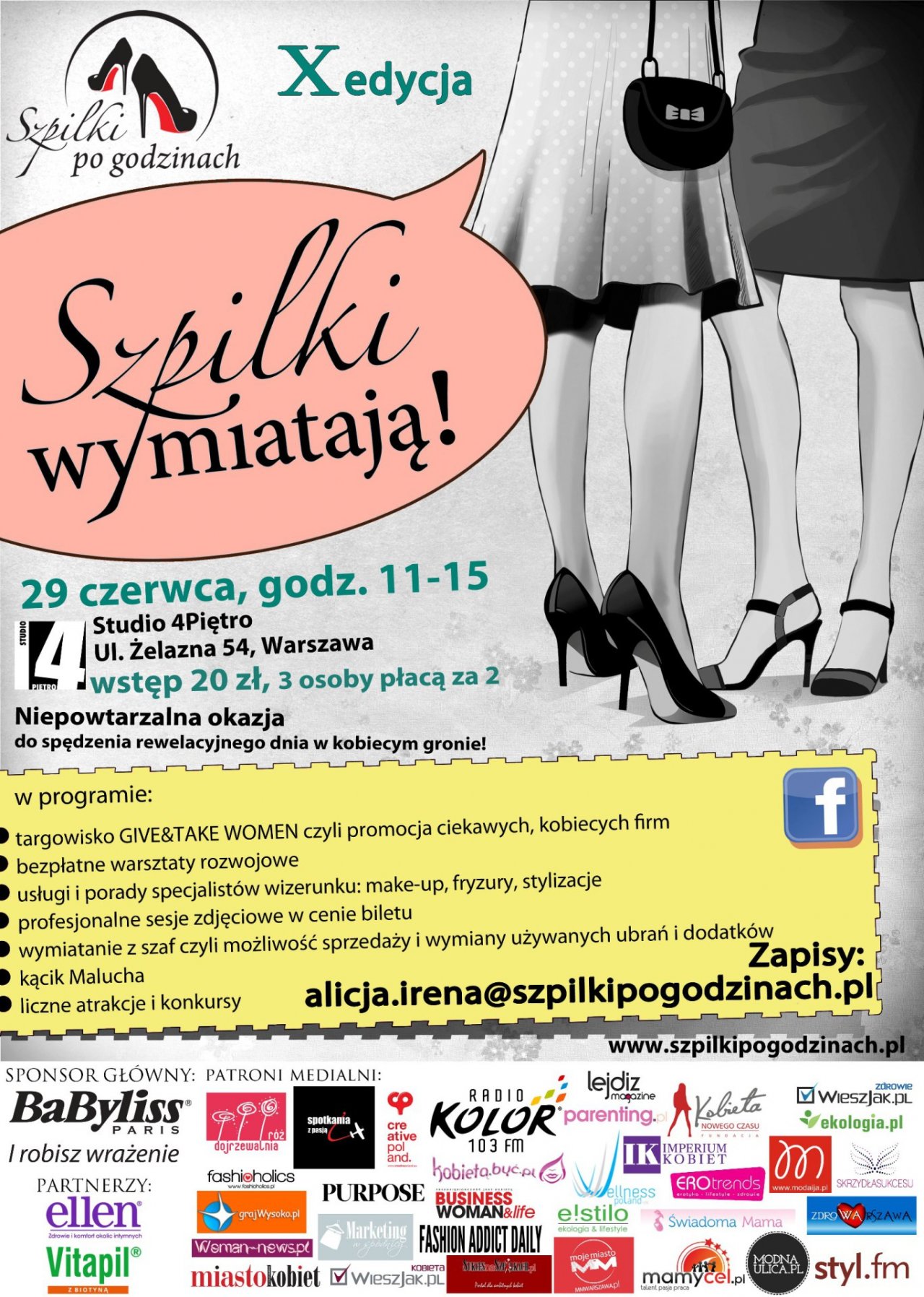Plakat - Szpilki wymiatają! 29 czerwca