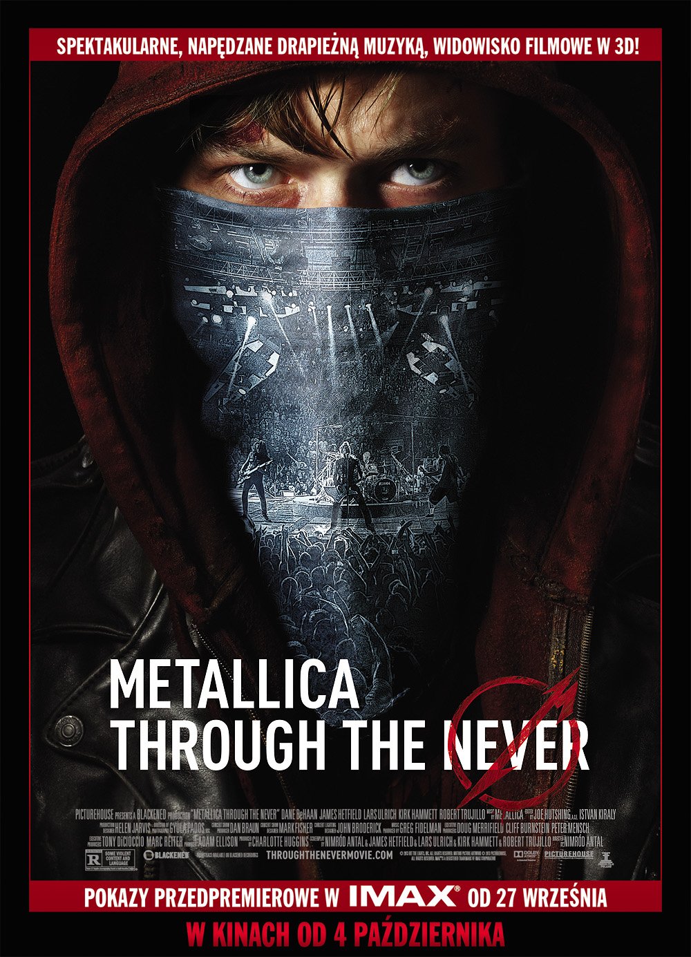 'Metallica Through The Never' - plakat