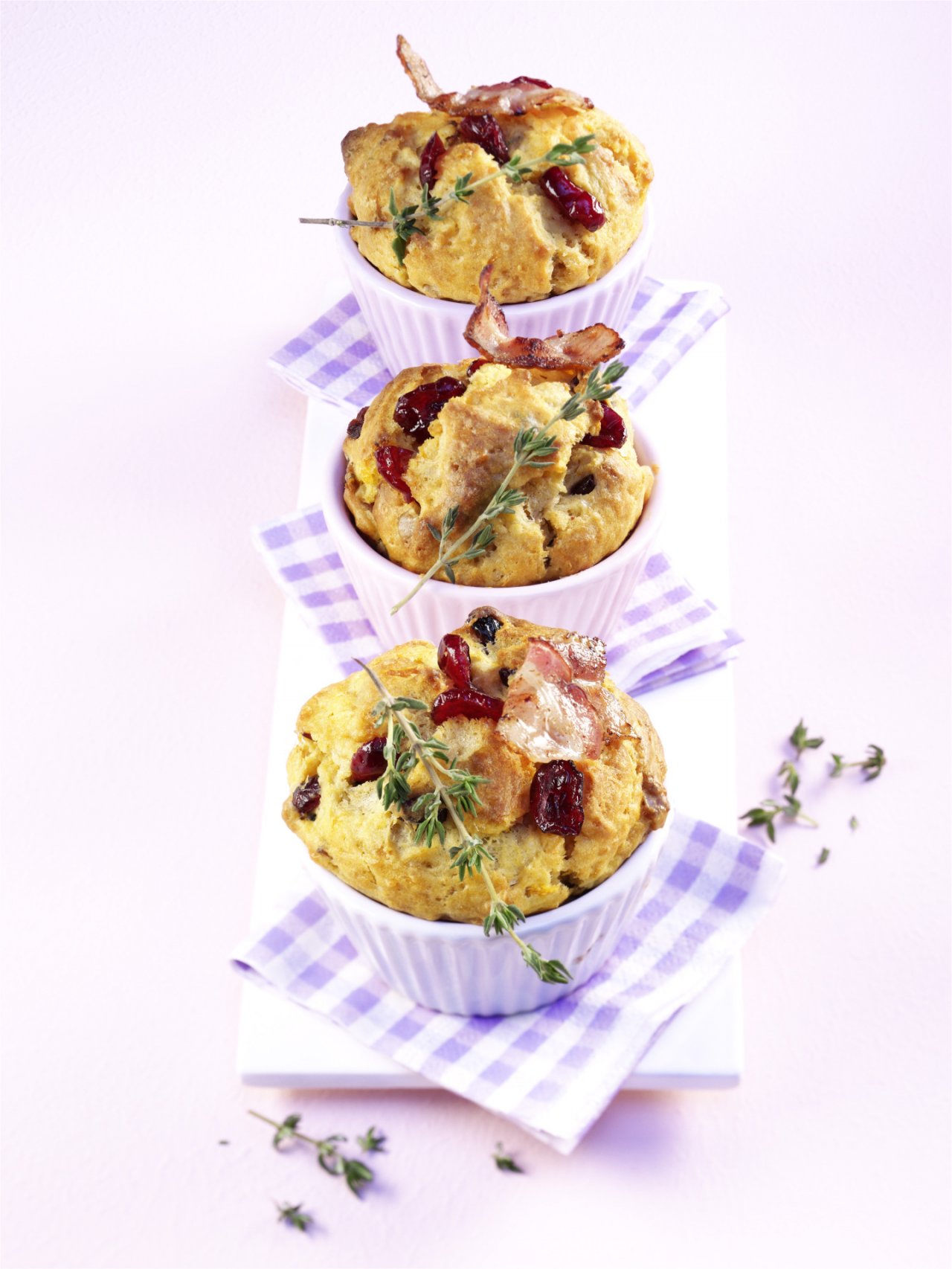 Muffiny z batatami i cranberries