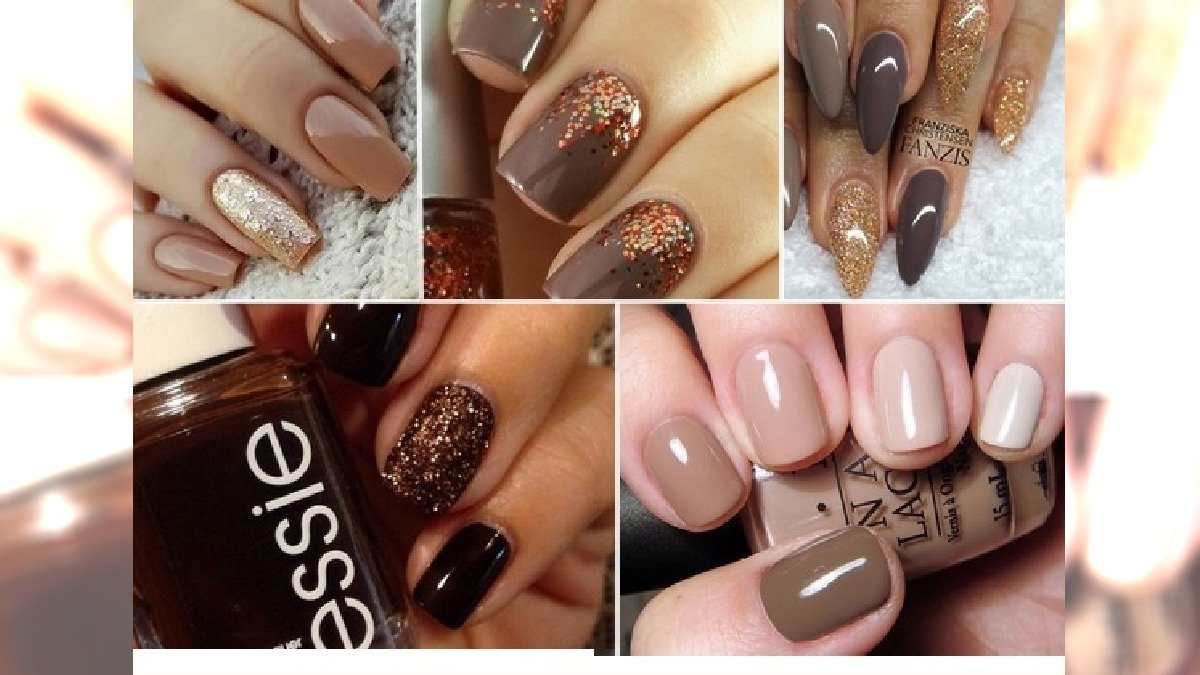 Stylowy Manicure W Kolorze Kawy Z Mlekiem Idealny Na Zimowo Wiosenna Pore