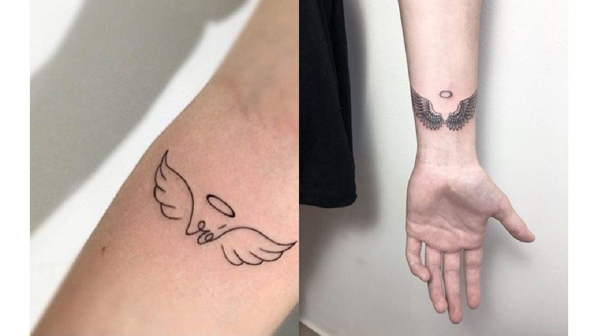 Aniołek tatuaż Angel Tattoo