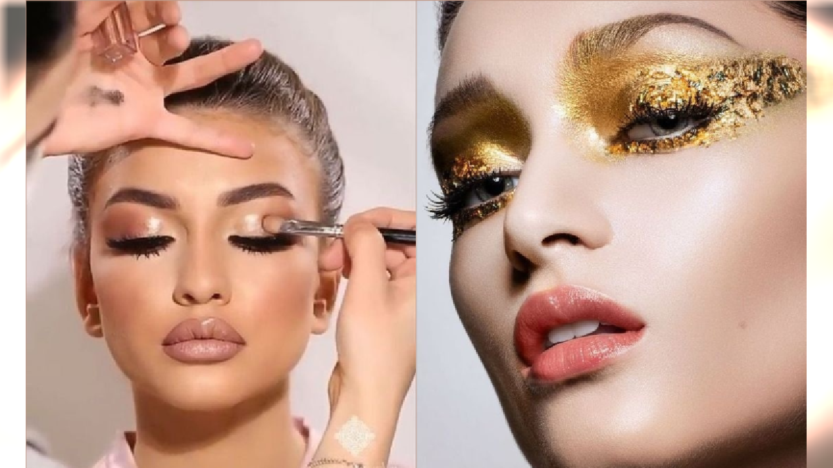 Makijaż wieczorowy w odcieniach złota - idealny na imprezę! Jak go wykonać?