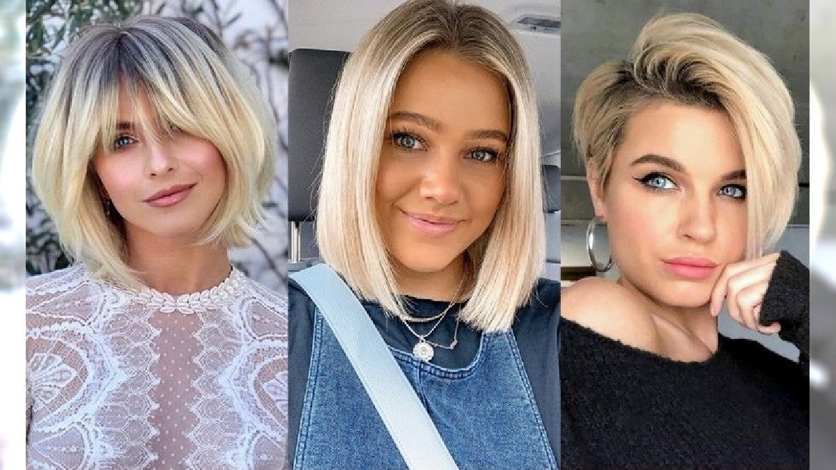 21 modnych cięć dla włosów w kolorze blond - katalog fryzur 2020