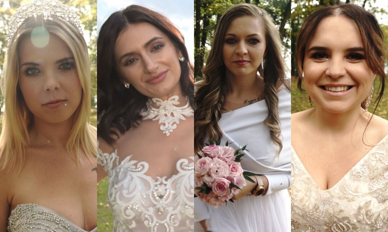 Cztery wesela: Która panna młoda wyglądała NAJPIĘKNIEJ w sukni ślubnej?