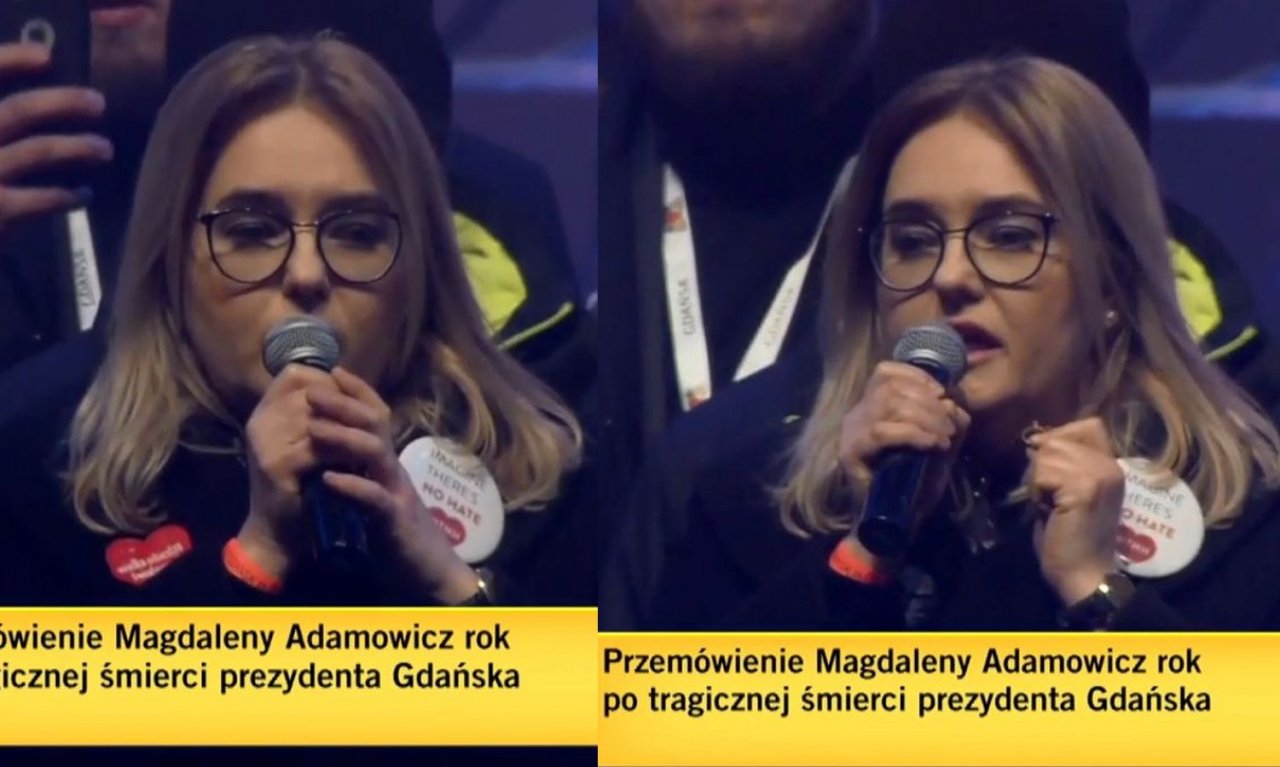 Magdalena Adamowicz na finale WOŚP w Gdańsku. Jej słowa wyciskają łzy