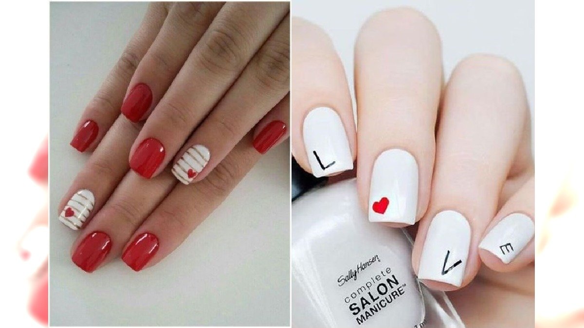 Walentynkowy manicure - ponad 30 wzorów paznokci na Walentynki [GALERIA]