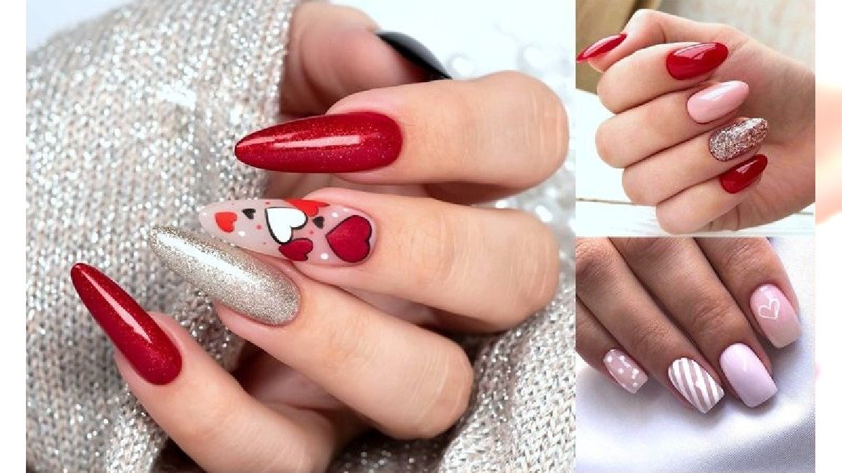 Walentynkowy manicure - 25 najpiękniejszych pomysłów z sieci