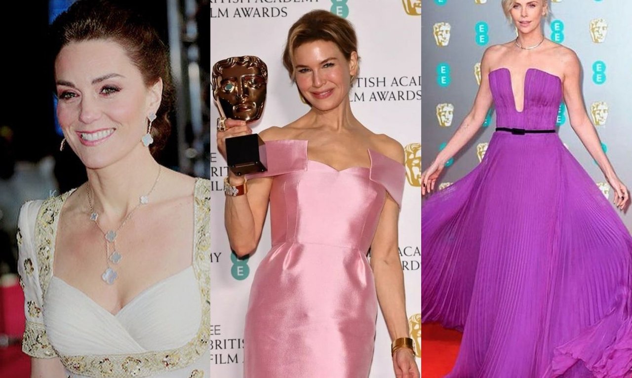 BAFTA: Najpiękniejsze suknie! Córka Deppa ODSŁONIŁA sutki, ale i tak najbardziej zaskoczyła księżna Kate!