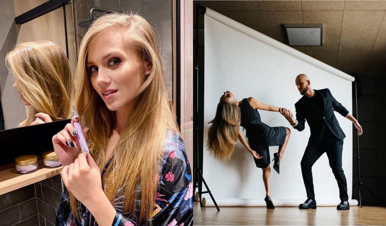 Agnieszka Kaczorowska prezentuje mocno skrócone włosy na nowym zdjęciu z córeczką. Zaczęła chodzić z nią na basen. "Piękna mama" - komentują fani