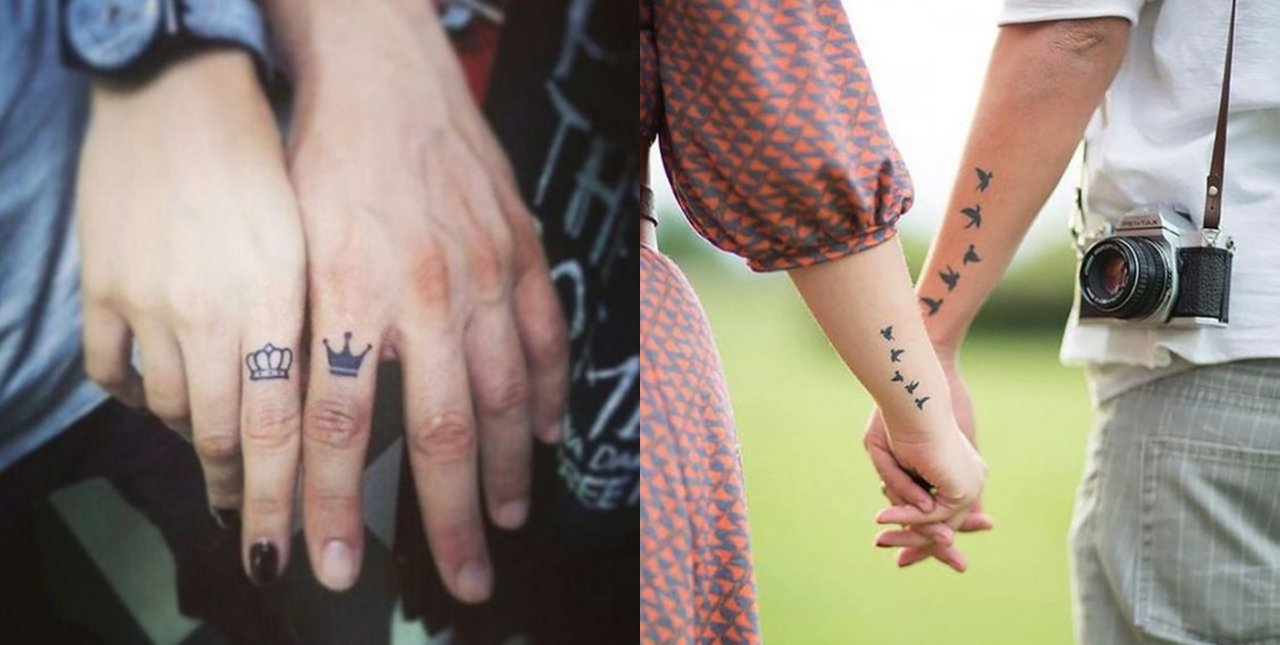 Tatuaże dla par - 23 świetne wzory dla zakochanych [GALERIA]