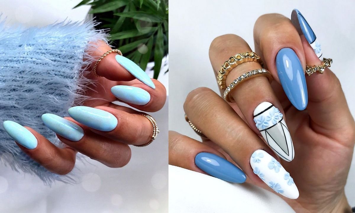 Niebieski manicure - galeria najlepszych propozycji z sieci