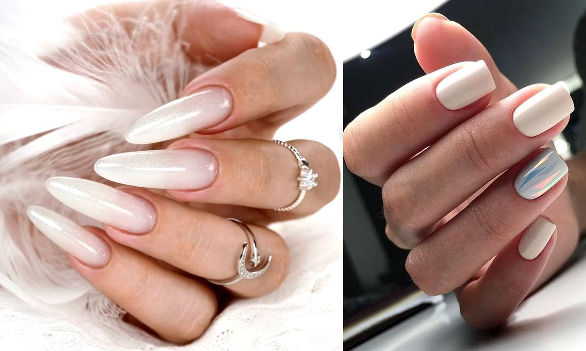 Biały manicure – 20 subtelnych zdobień