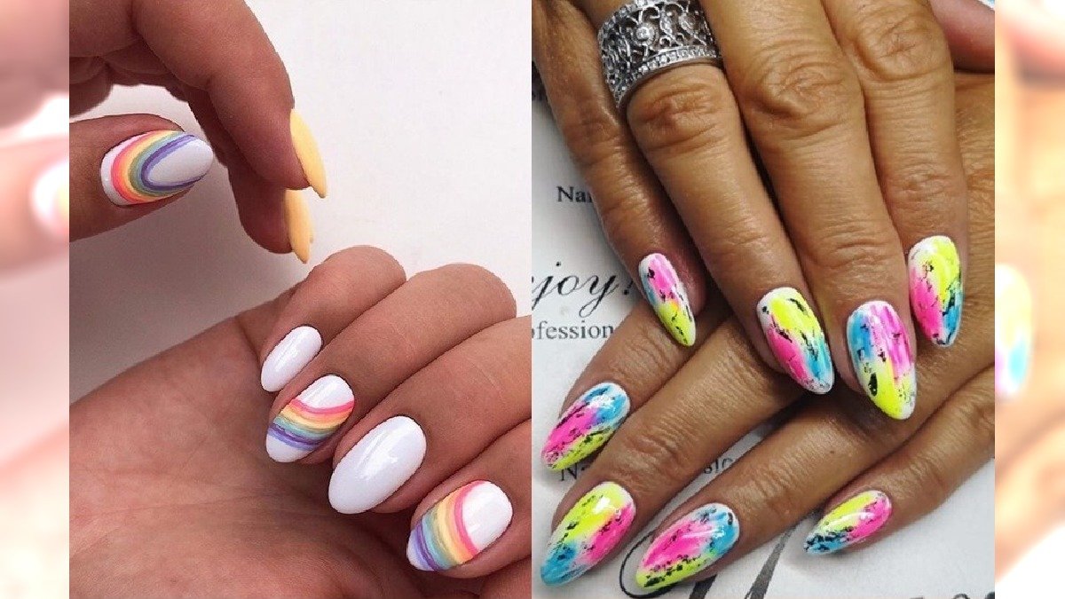 Kolorowy manicure na wiosnę i lato - 20 pomysłów na wyjątkowe paznokcie [GALERIA]