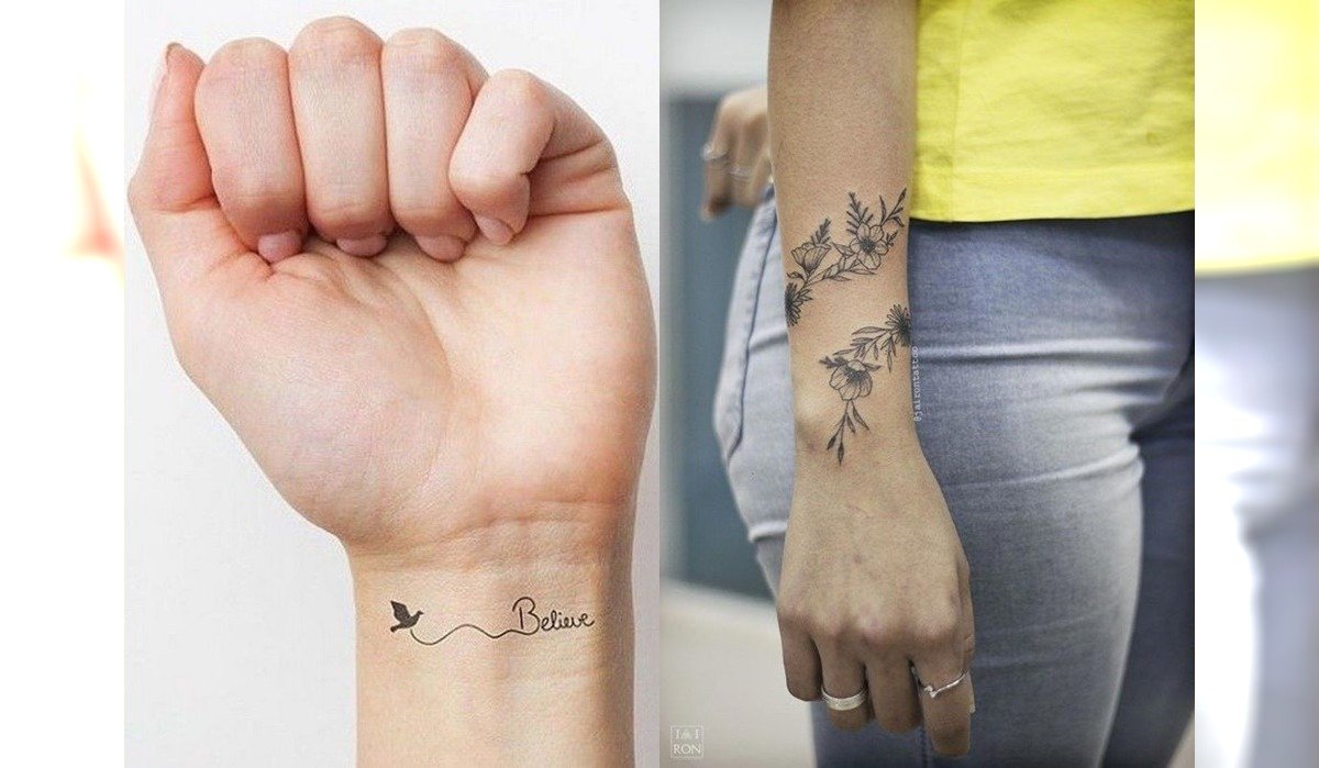 Tatuaż w okolicy nadgarstka - 23 modne tatuaże dla kobiet [GALERIA]
