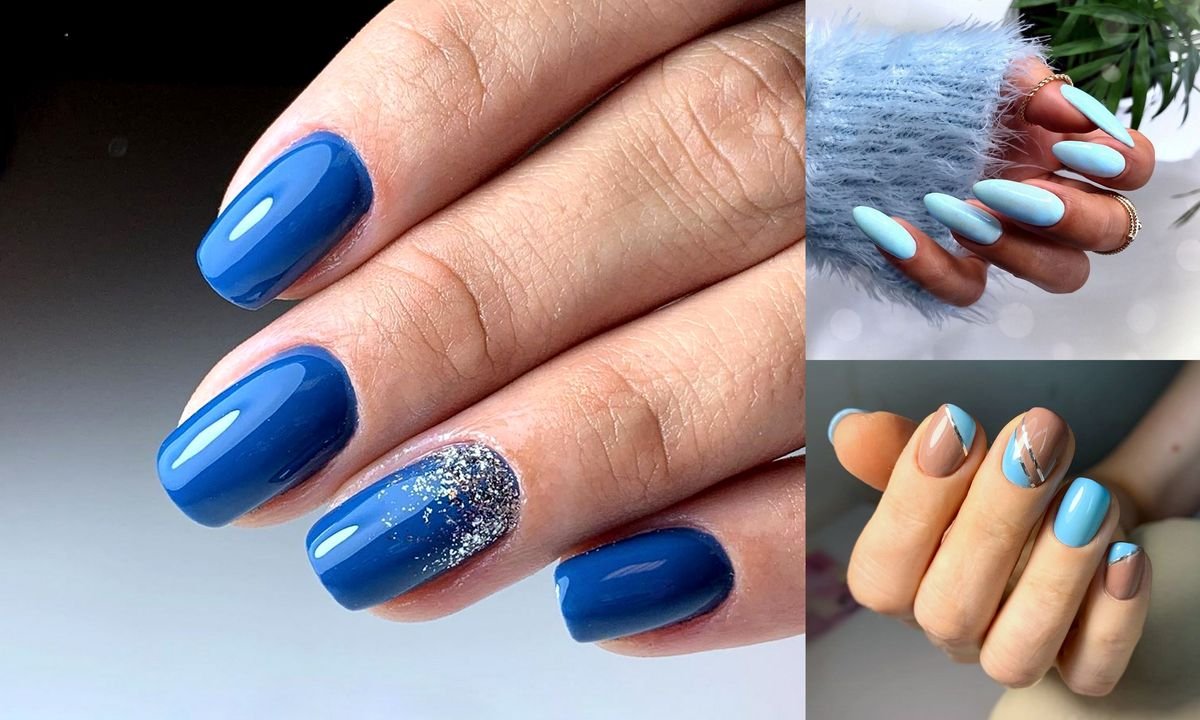 Niebieski manicure - galeria najlepszych pomysłów