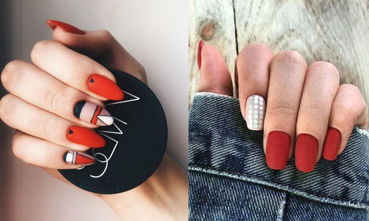 Czerwony manicure - 25 trendów na wiosnę i lato