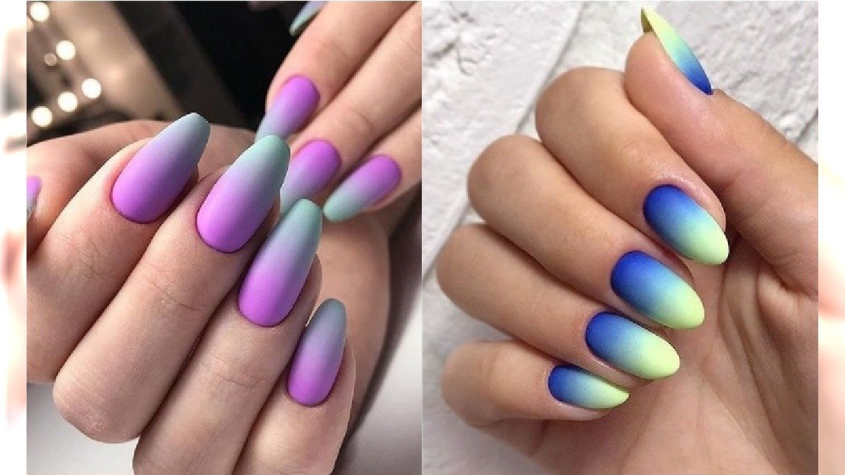 Kolorowe paznokcie ombre - oryginalny pomysł na manicure