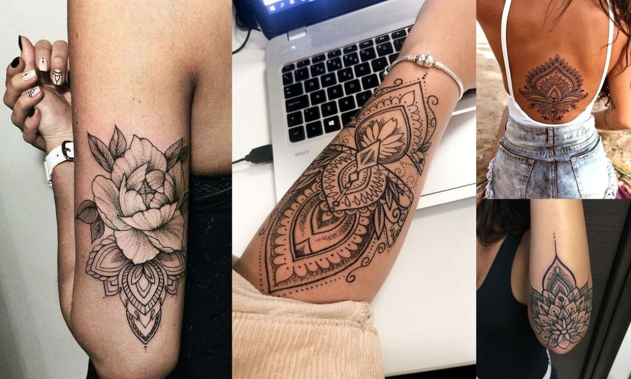 Tatuaże mandala - 16 dziewczęcych wzorów