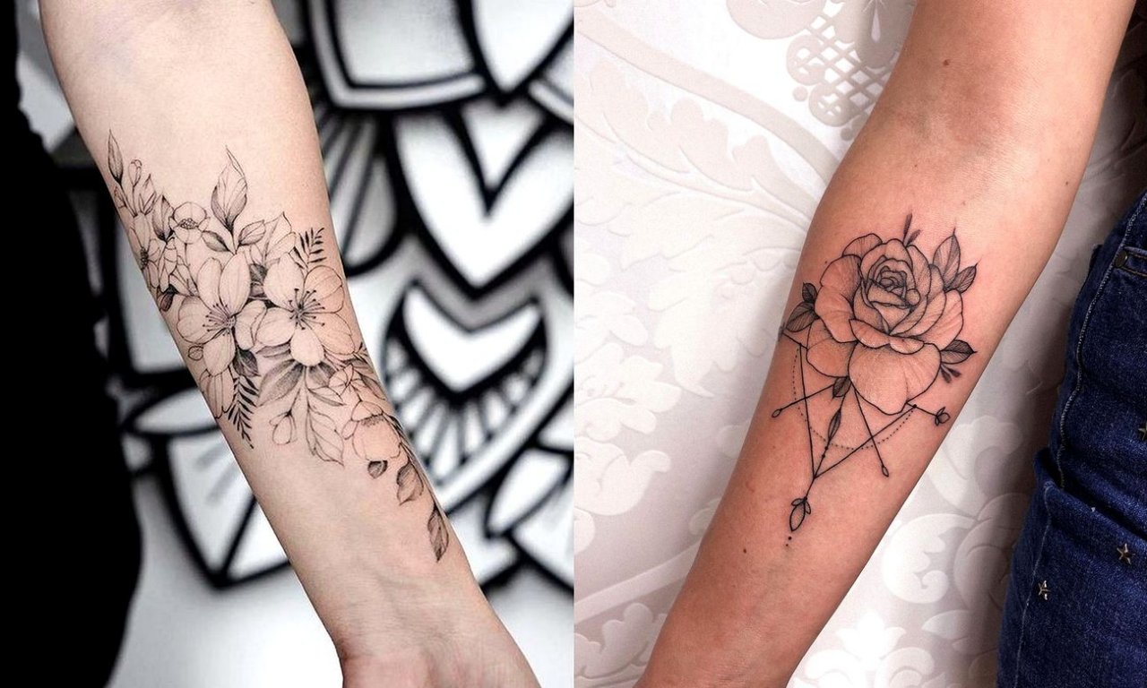 Tatuaż na przedramię - galeria unikatowych wzorów dla kobiet