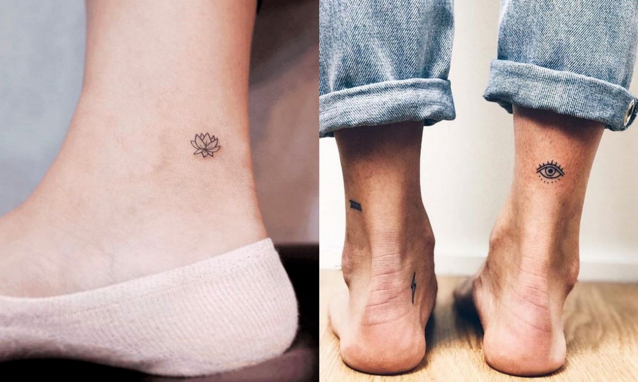 Tatuaż w okolicy kostki - 25 rewelacyjnych wzorów dla kobiet